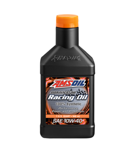 AMSOIL DOMINATOR® 10W-40 100% Synthetic Racing Oil